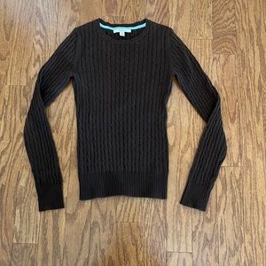 Dark Brown pullover sweater